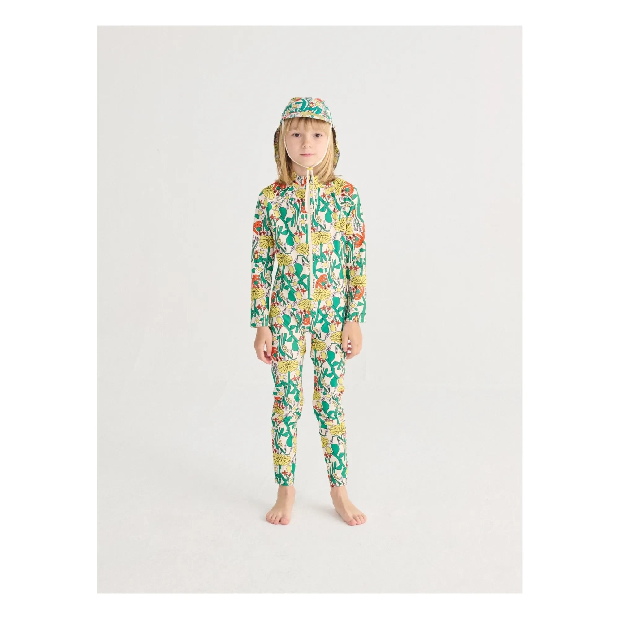 Bobo Choses - Blumen-Badekappe | Weiß
