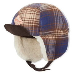 Arsène et Les Pipelettes - Checked Hat | Navy