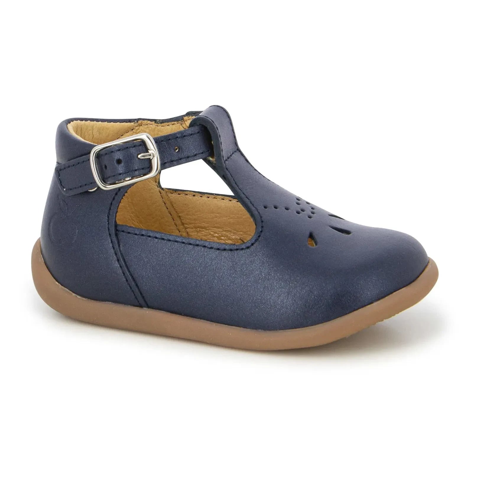 Pom d'Api - Sandalias de pie Salomé | Azul marino
