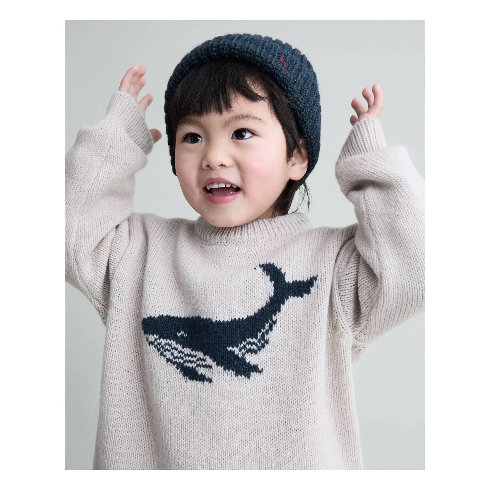 Búho - Jersey de cuello alto ballena | Beige
