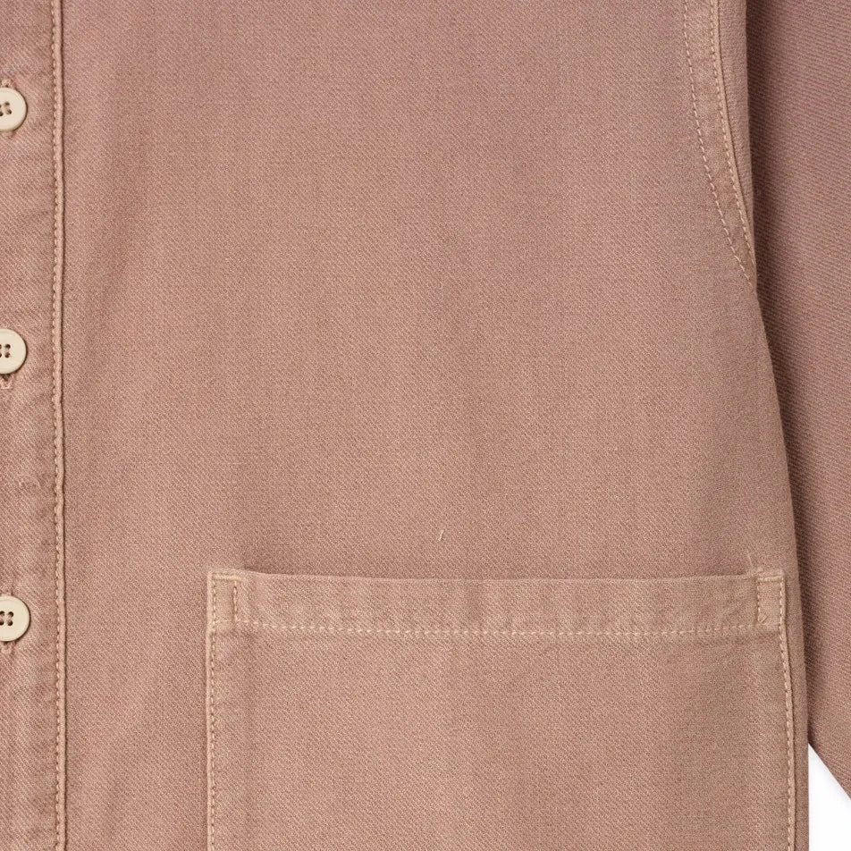 American Vintage - Lofway Denim Camisa | rosa jaspeado