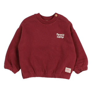 Búho - Sweatshirt Tenis Kampı Bebek | Bordo
