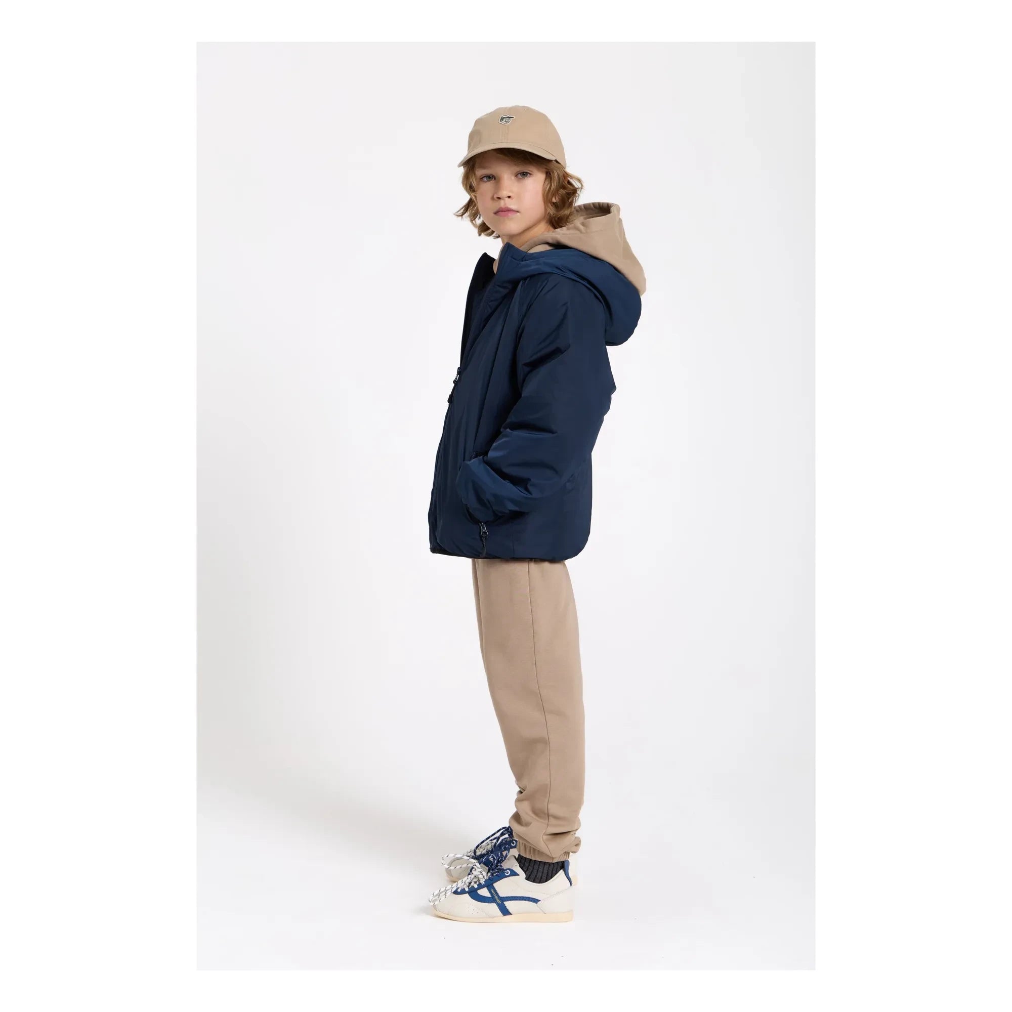 Smallable Kid - Rush Organic Cotton Jogger | Taupe Brown