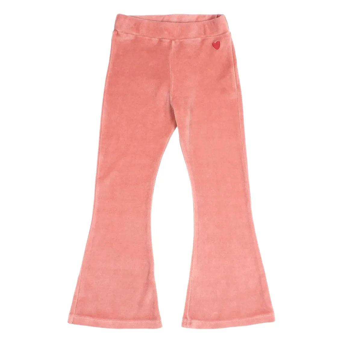 Búho - Leggings Acampanados de Algodón Terciopelo | Rosa