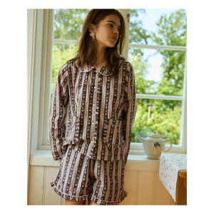 SISSEL EDELBO - Nuvena Striped Pajamas | Black
