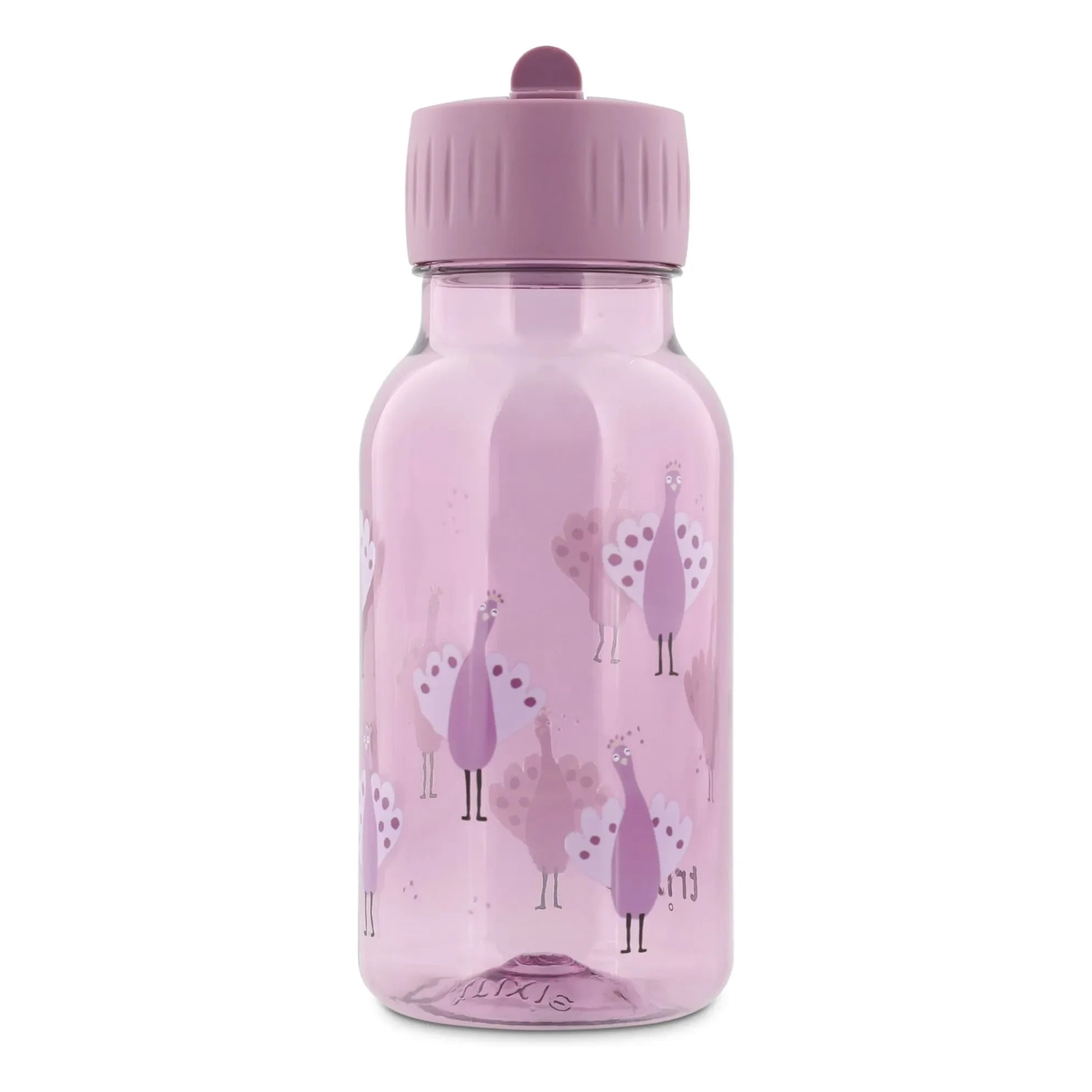 Trixie - Botella de agua de tritán de 350 ml orgulloso pavo real | Morado