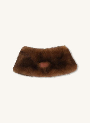 Chloé - Abnehmbarer Fleecekragen | Camel