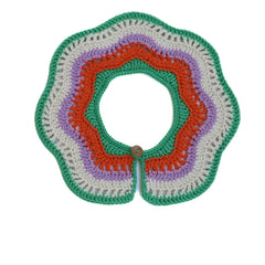 Kalinka - Isabelle Tığ İşlemeli Çıkarılabilir Yaka | Ekru