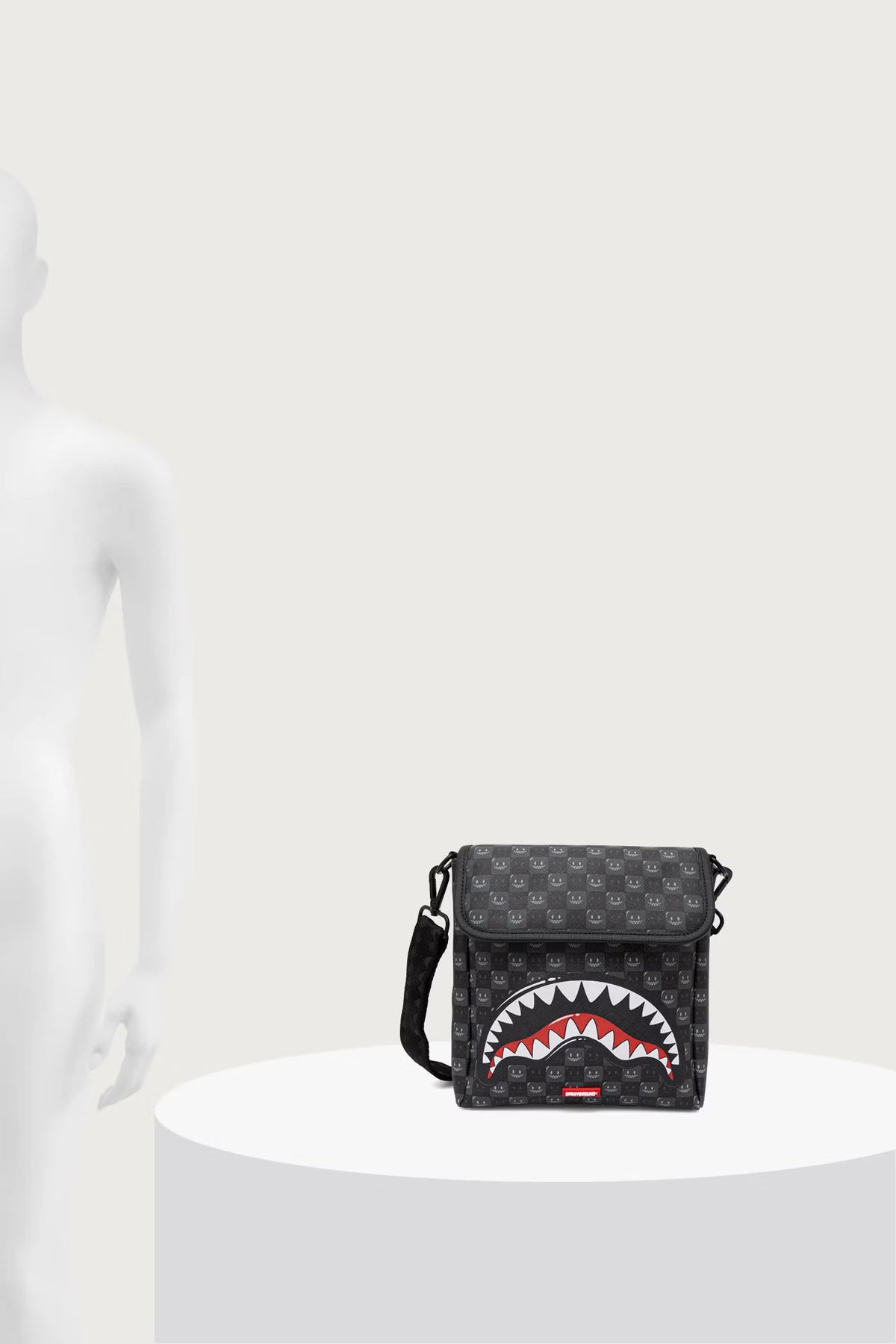 Sprayground - Mochila Gris con Tiburones en París 910B9314NSZ