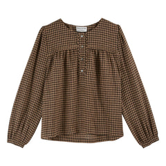 Emile et Ida - Blusa Constance Vichy | Marrón