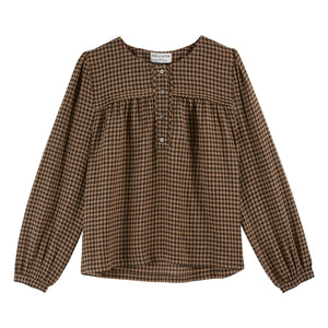 Emile et Ida - Blusa Constance Vichy | Marrón