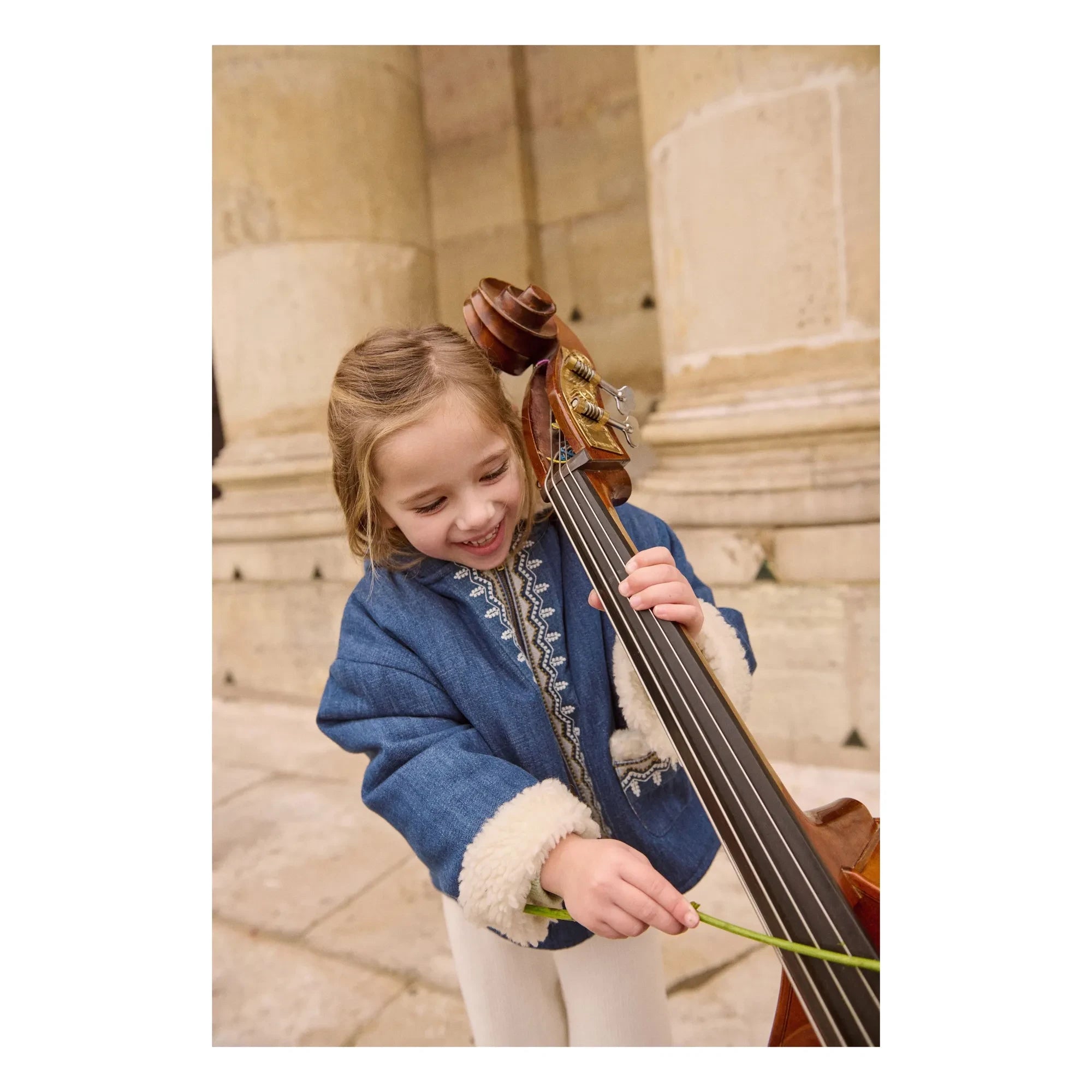 Louise Misha - Melvette Cord-Jacke | Blau