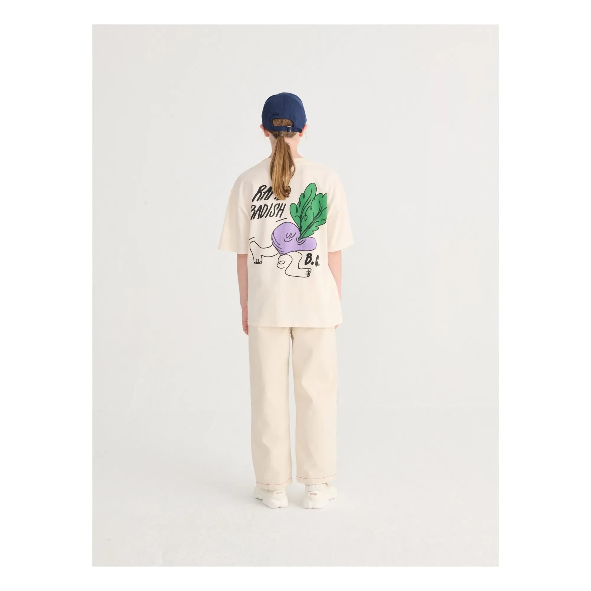 Bobo Choses - Rapid Radish Oversized Organic Cotton T-Shirt | White