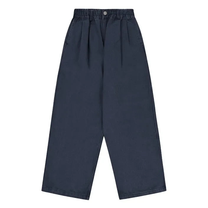 Kappy - Pantalones plisados dobles Kation | Gris Oscuro