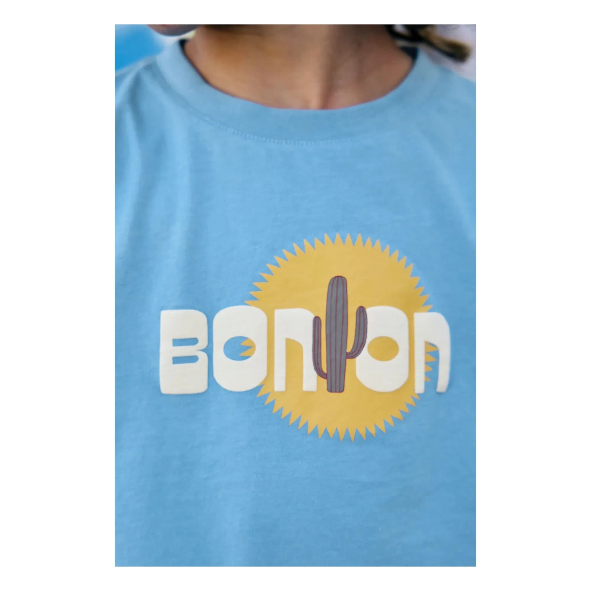 Bonton - Tubo Cactus Tişört | Açık mavi