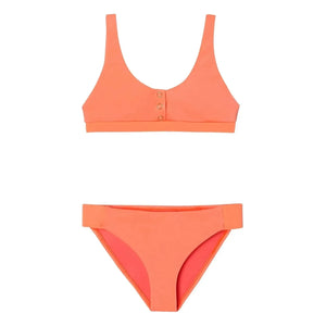 Lison Paris - Acapulco 2-Piece Swimsuit Made from Recycled Fibers | Coral