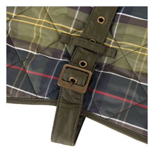 Barbour - Köpekler için tartan kaban | Mavi