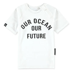 Beach & Bandits - Ocean UV Koruma Tişörtü | Beyaz