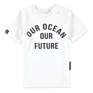 Beach & Bandits - Ocean UV Koruma Tişörtü | Beyaz