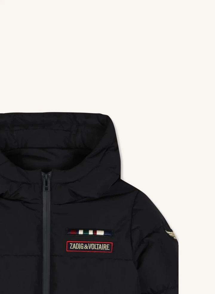 Zadig & Voltaire - Badge dolgulu mont Zadig et Voltaire | Siyah