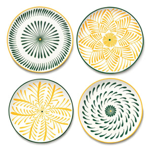 Serax - Baazar Dessertteller, Waww La Table - 4er Set | Gelb