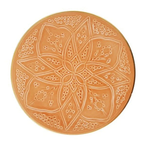 Chabi Chic - Baskılı Tabak | Terracotta
