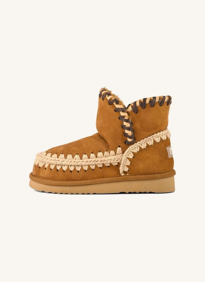 Mou - Eskimo Dikişli Botlar | Cognac
