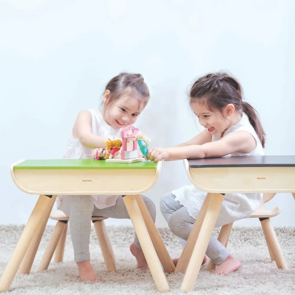 Plan Toys - Children's Table - Slate Blackboard Surface