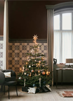Ferm Living - Mermer efektli süs topu - 4'lü set