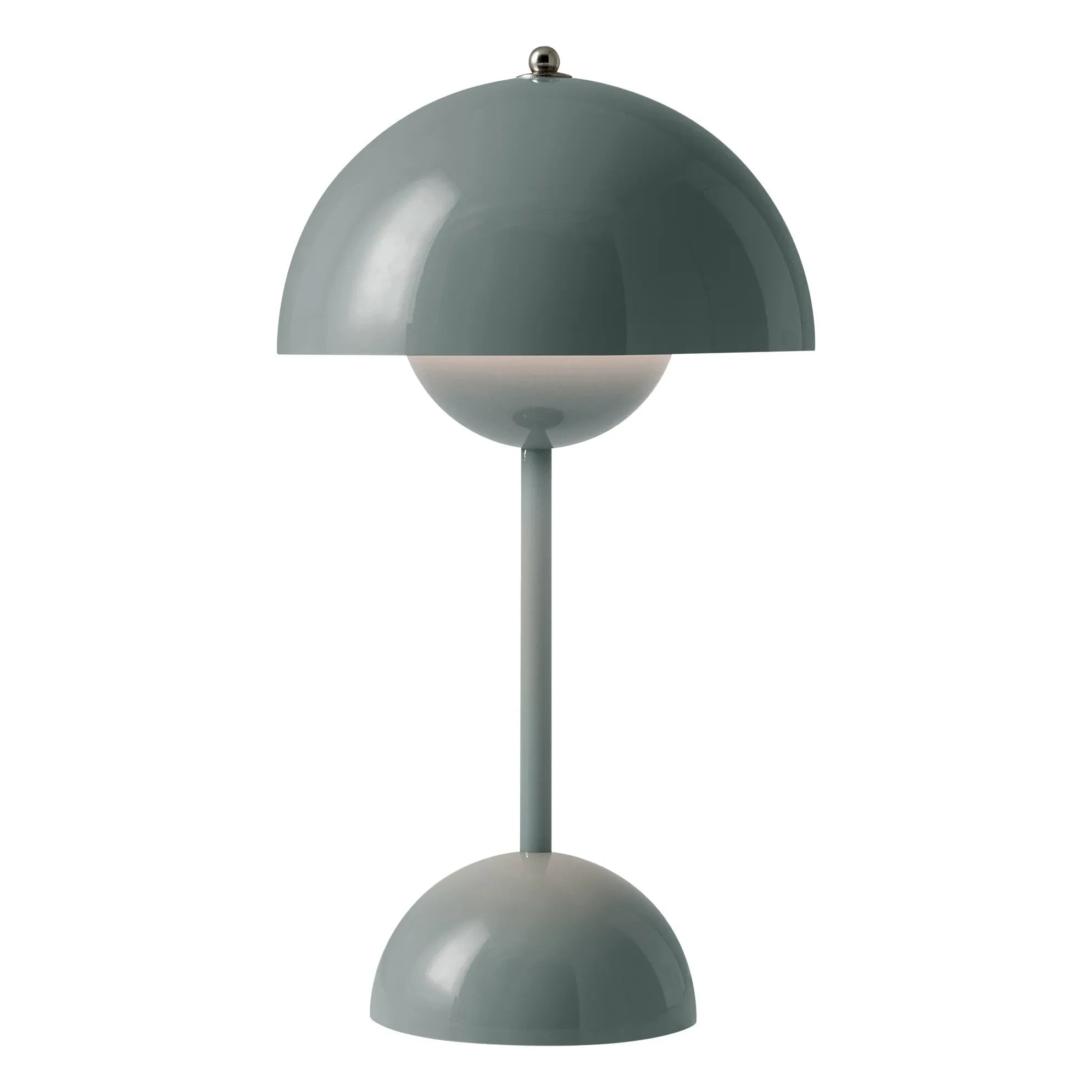 & Tradition - VP9 Flowerpot Taşınabilir Masa Lambası, Vernon Panton | Gri mavi