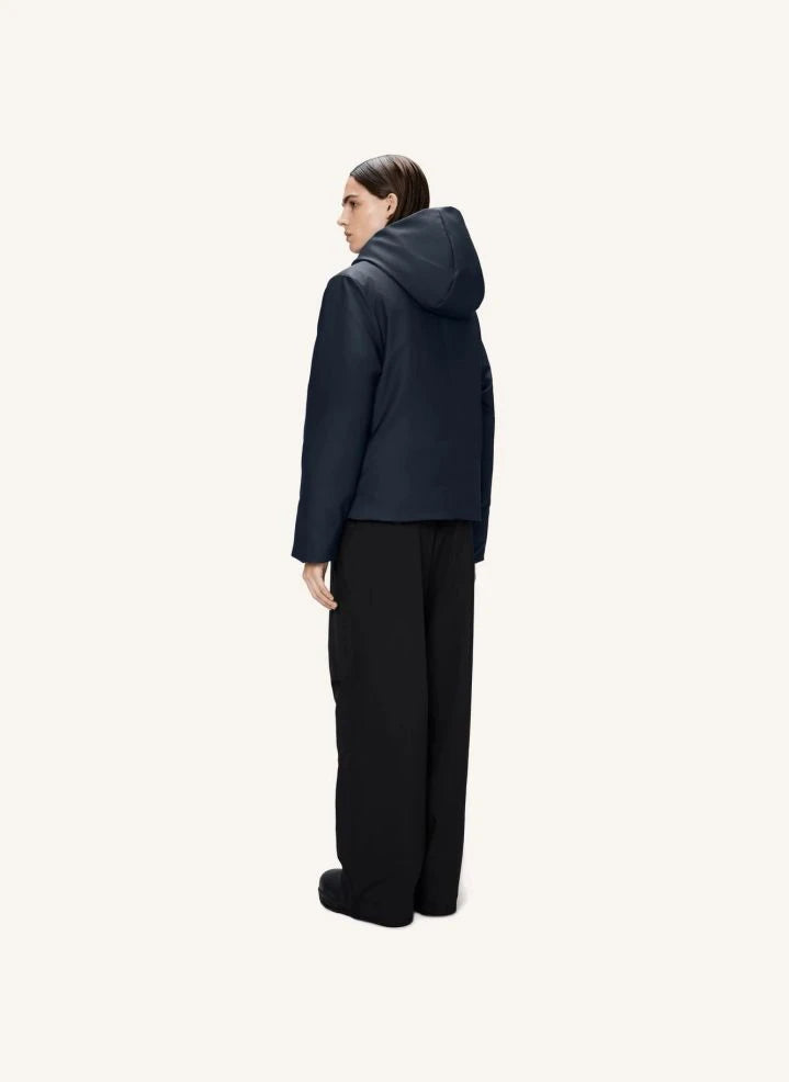 Rains - Nome Kısa Parka Mont W3T3 | Lacivert
