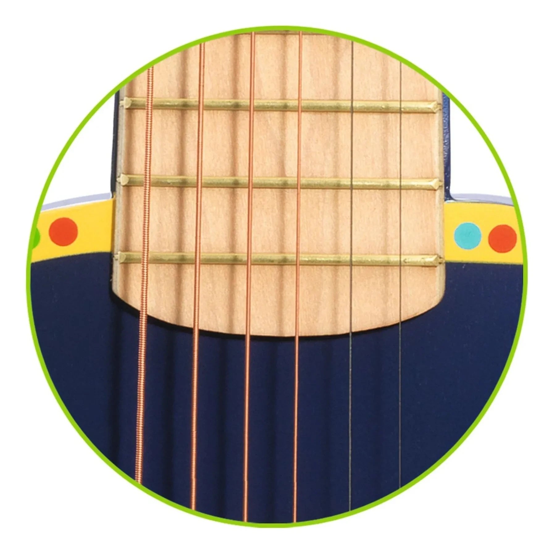 Djeco - Guitarra metálica de 6 cuerdas