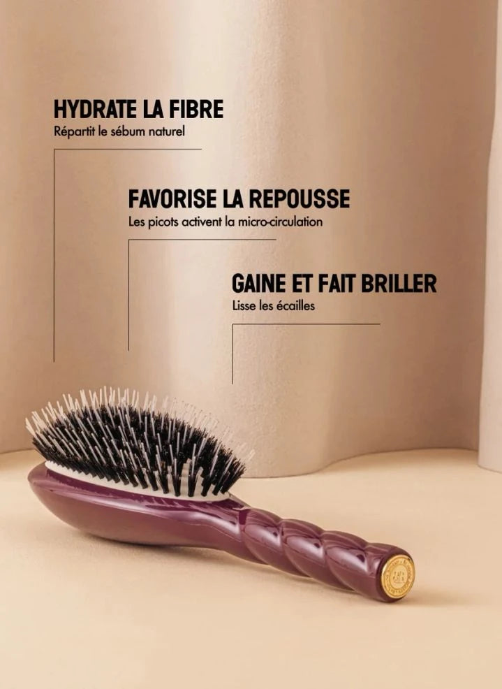 La Bonne Brosse - L'Indispensable Saç Fırçası No. 02 - Bakım ve Açma | Aubergine