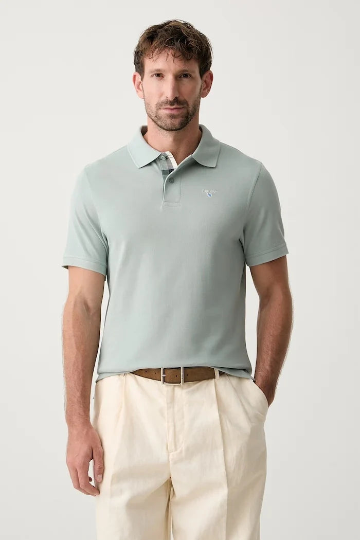 Polo de algodón para hombre Barbour