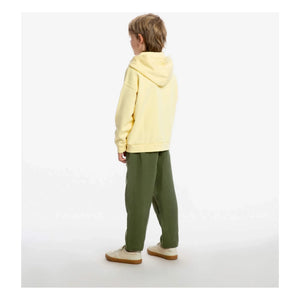 Matona - Organik pamuklu kapüşonlu fermuarlı sweatshirt | Soluk sarı