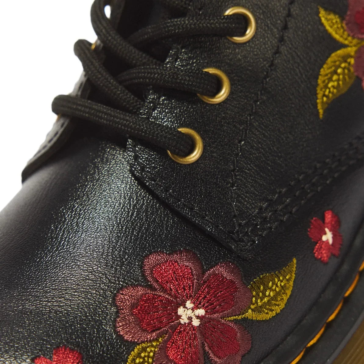 Dr Martens - 1460 J Botas con cordones florales | Negro