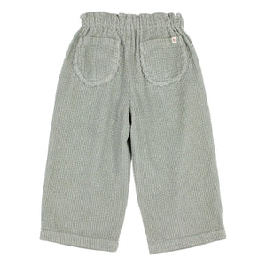 Búho - Pantalón de terciopelo para mujer | Eucalipto