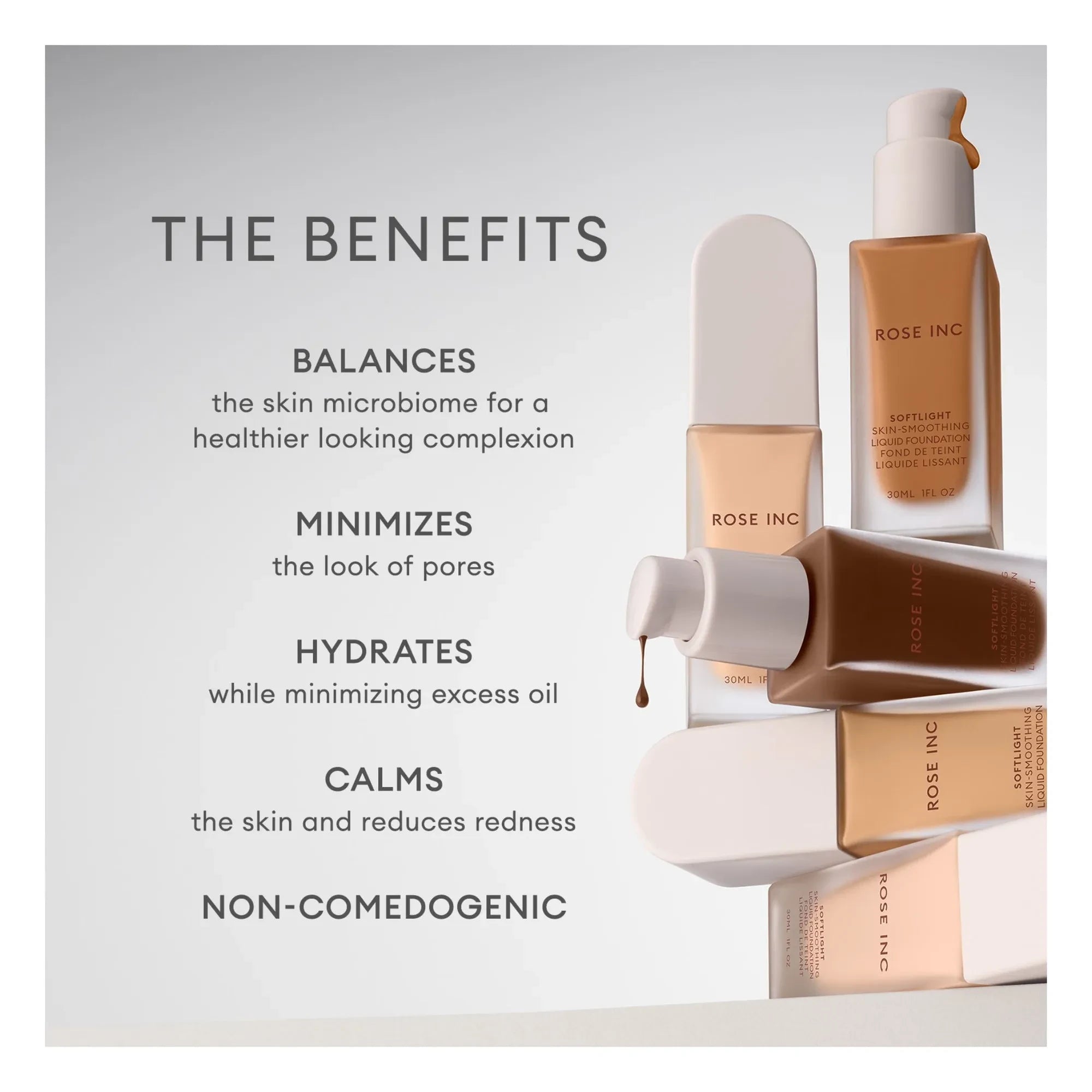 Rose Inc - Softlight Smoothing Foundation | 8N Light Neutral