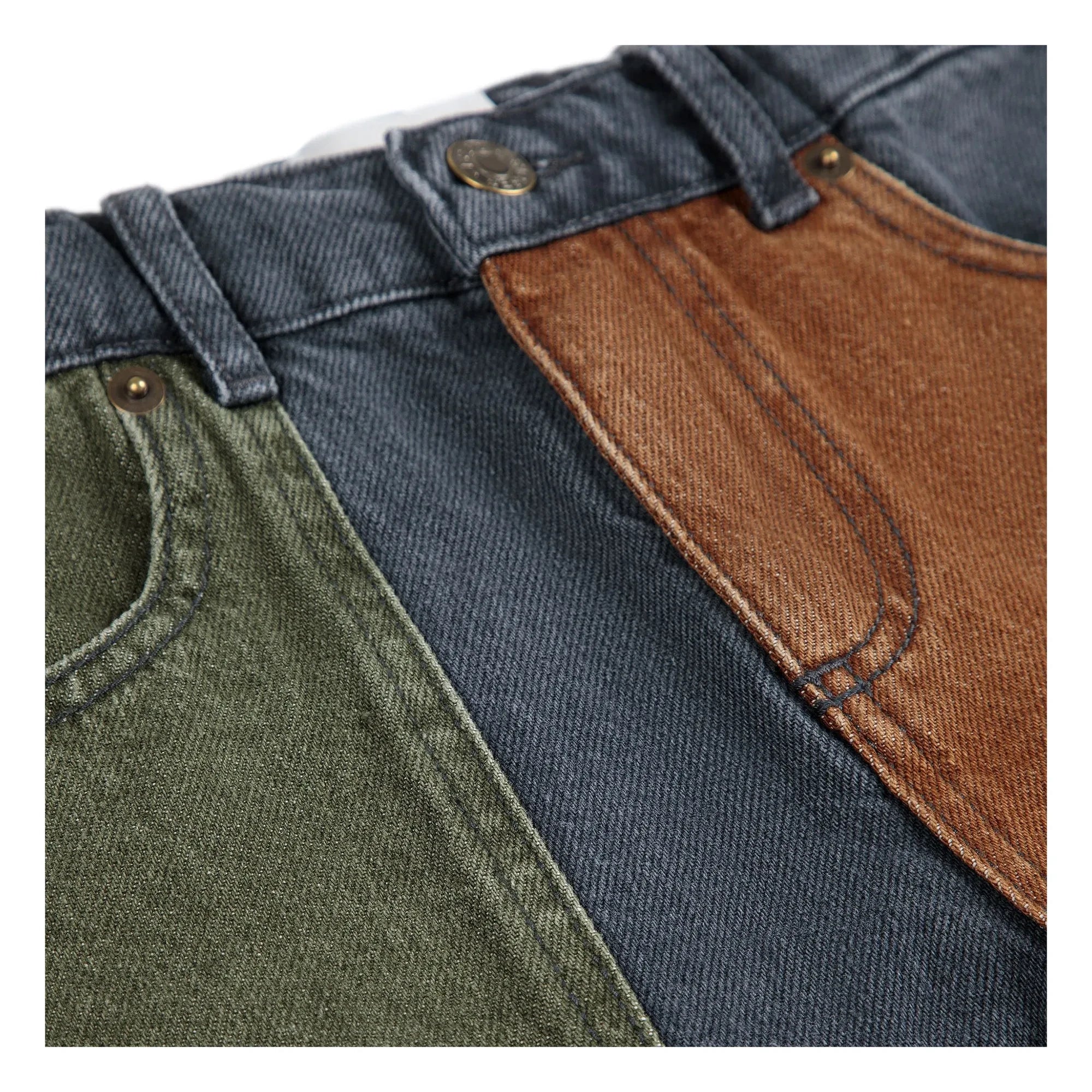 Bobo Choses - Organic cotton yoke jeans | Gray
