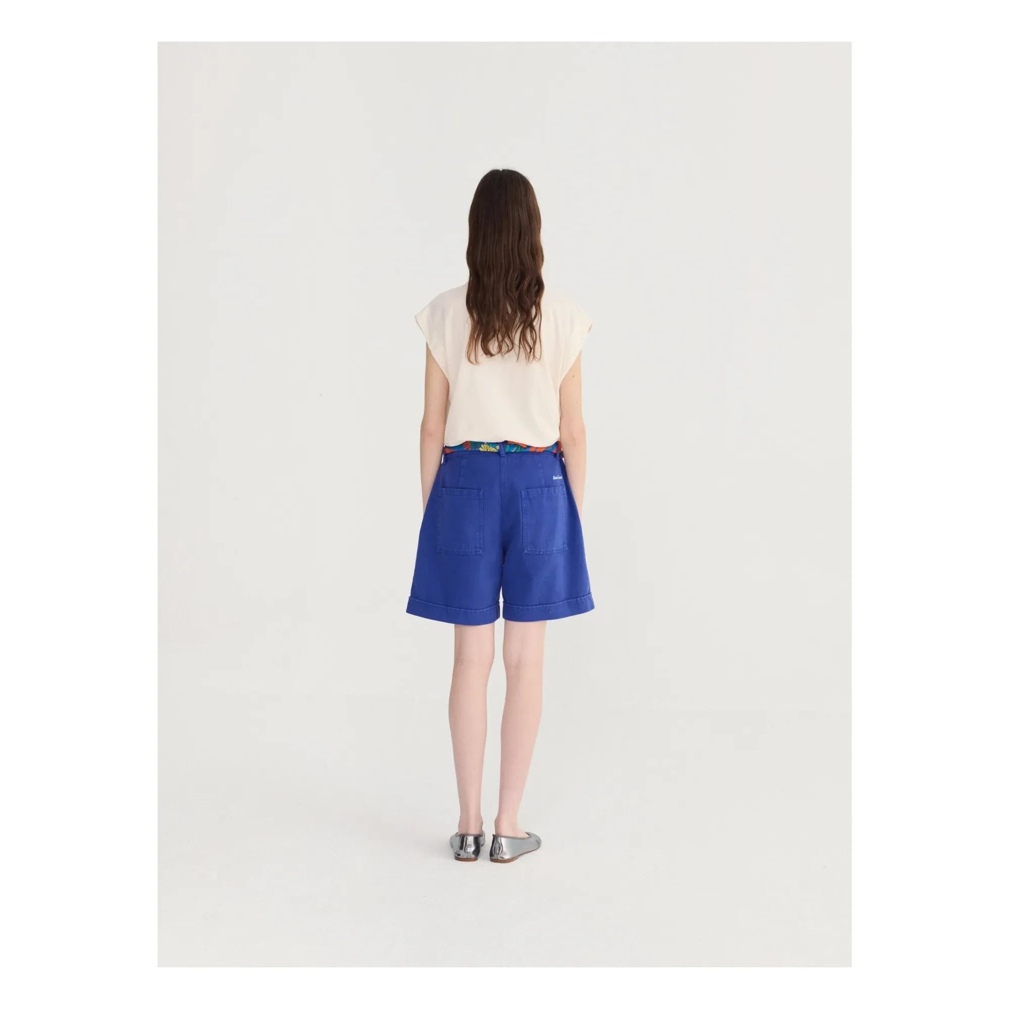 Bobo Choses - Bio-Baumwolle Bermuda Shorts | Blau