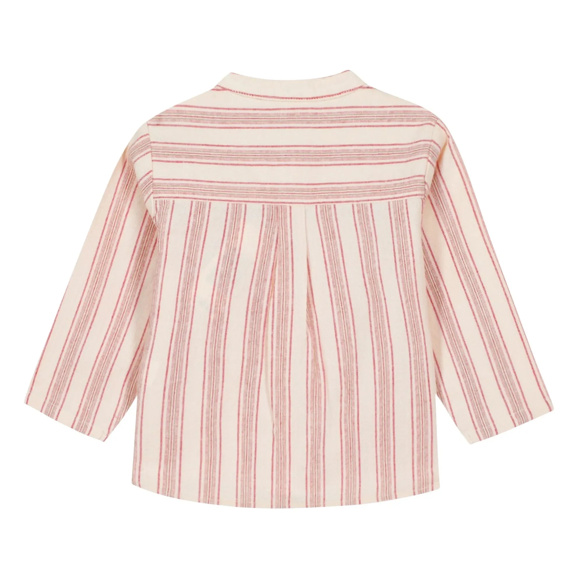 Bonton - Never Striped Bebek Gömleği | Krem