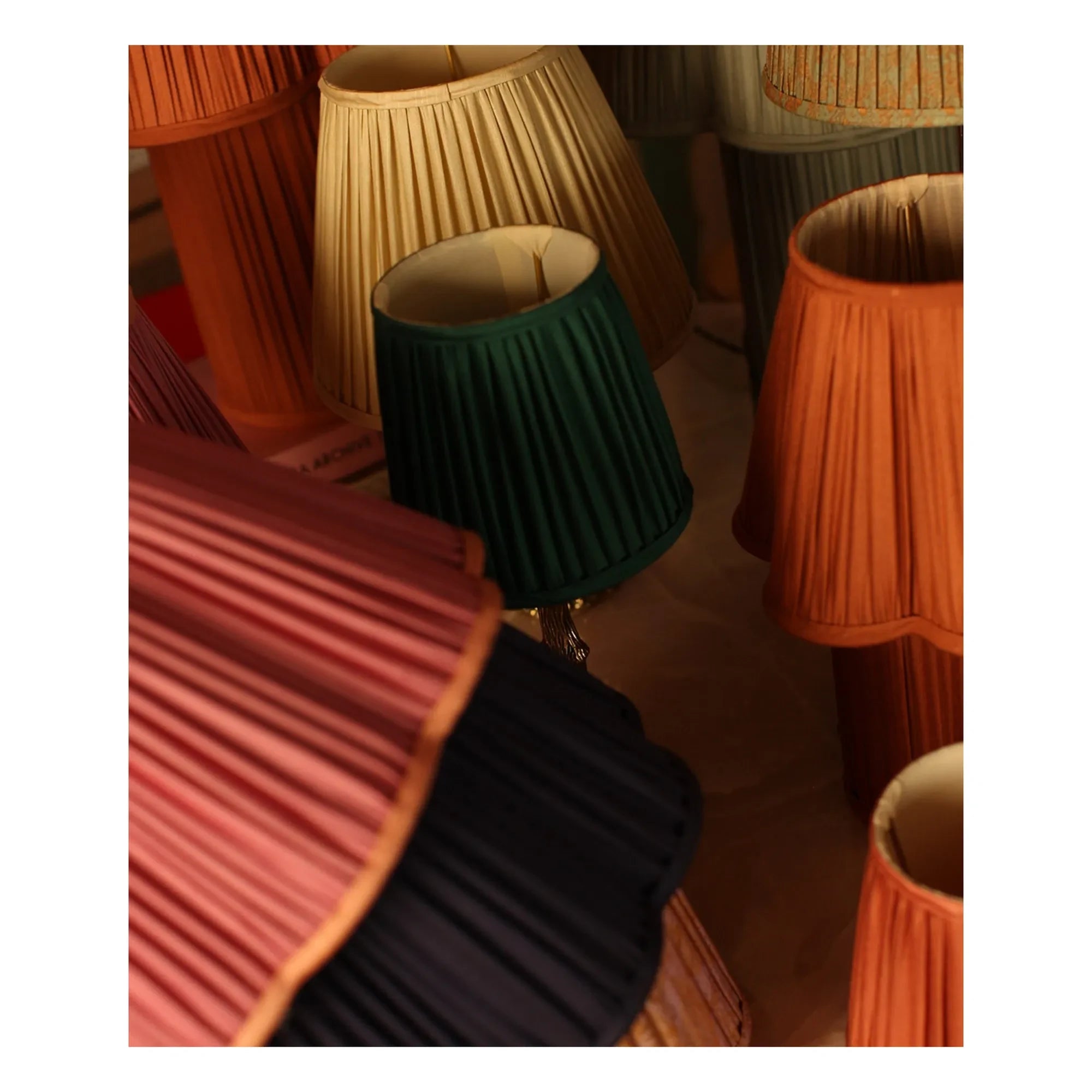 Doing Goods - Diya Seidenlampenschirm | Fuchsia
