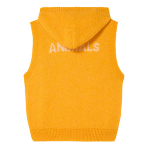 The Animals Observatory - Sweatshirt mit Yak-Kapuze | Gelb