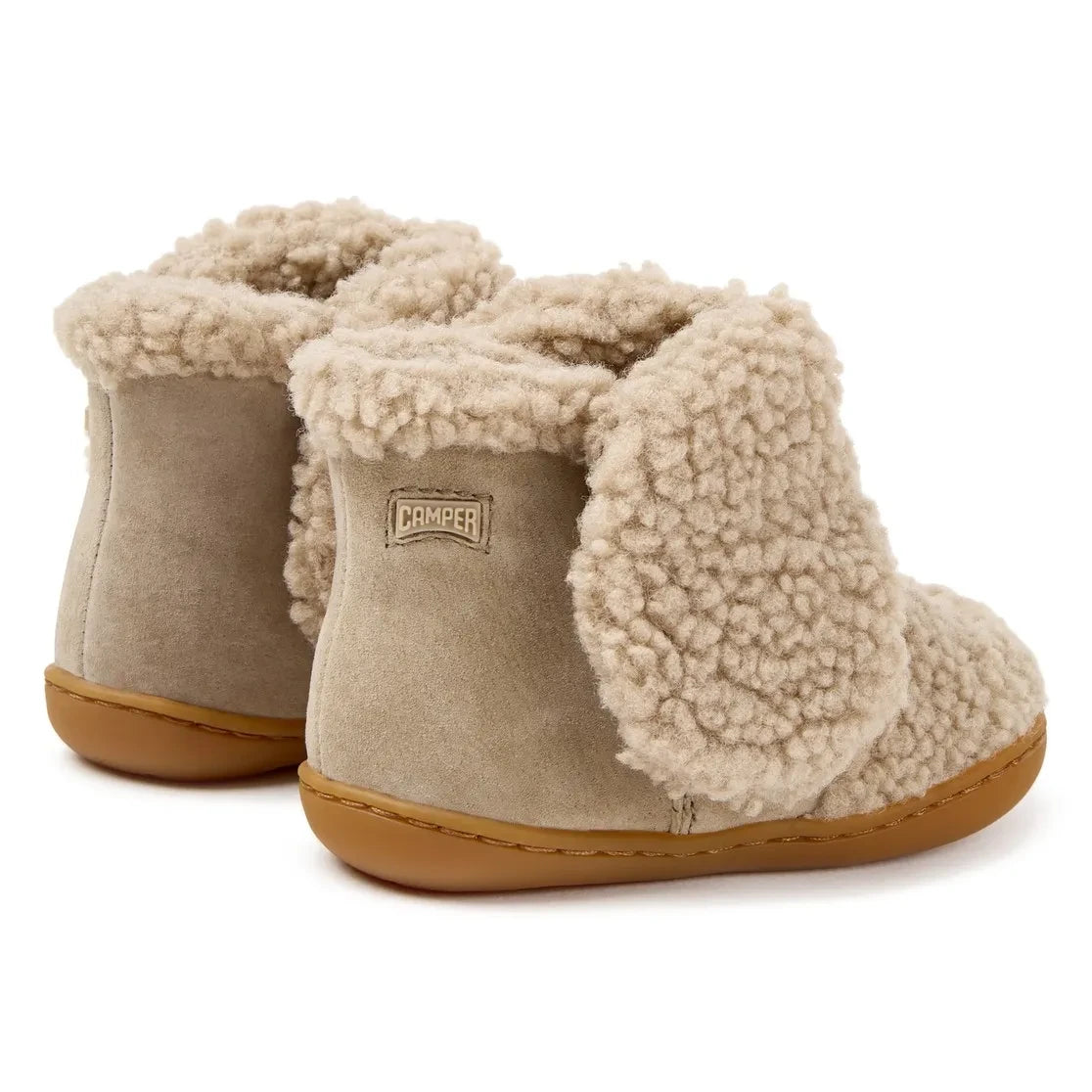 Camper - Twins Rabbit Sherpa Ayakkabı Botlar | Bej