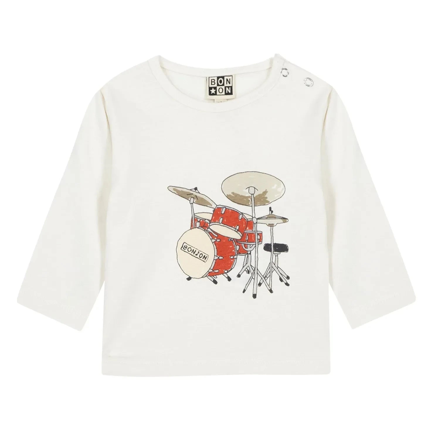 Bonton - Cab Drummy Tişört | Ecru