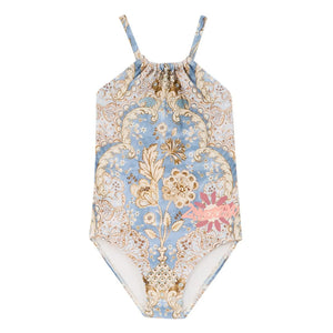 Zimmermann - Bañador 'Daylight Fleuri Mayo' | Azul claro