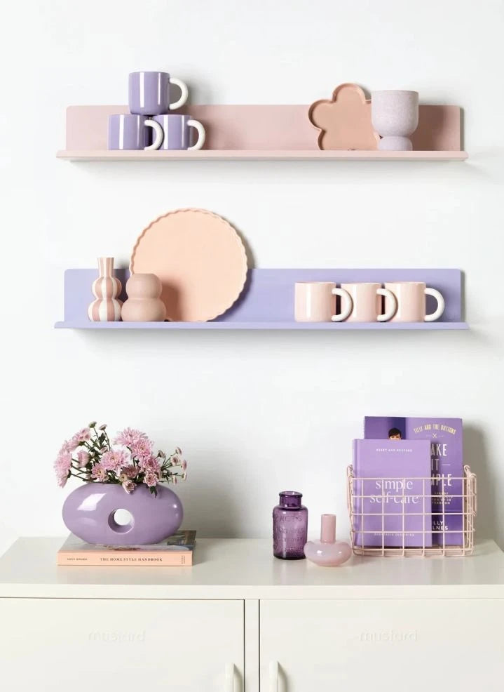 Mustard Made - Ledge Metal Duvar Rafı | Blush