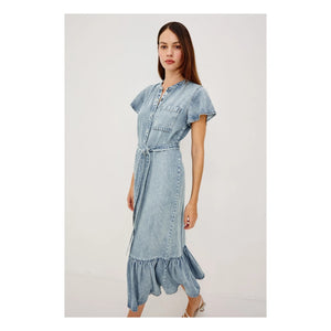 Rails - Kahlo elbise | Denim mavisi