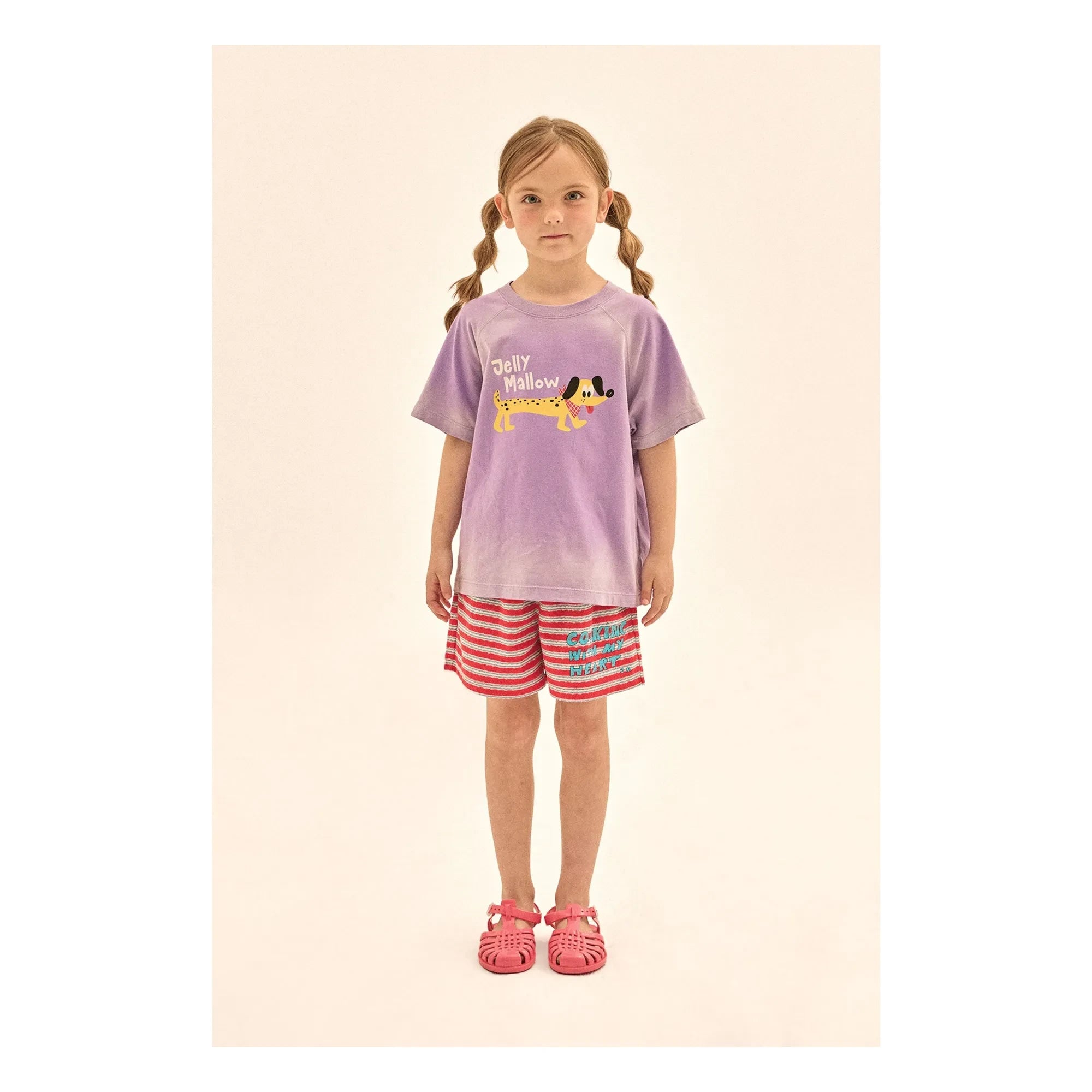 Jelly Mallow - Tie and Dye Köpek Tişörtü | Mor