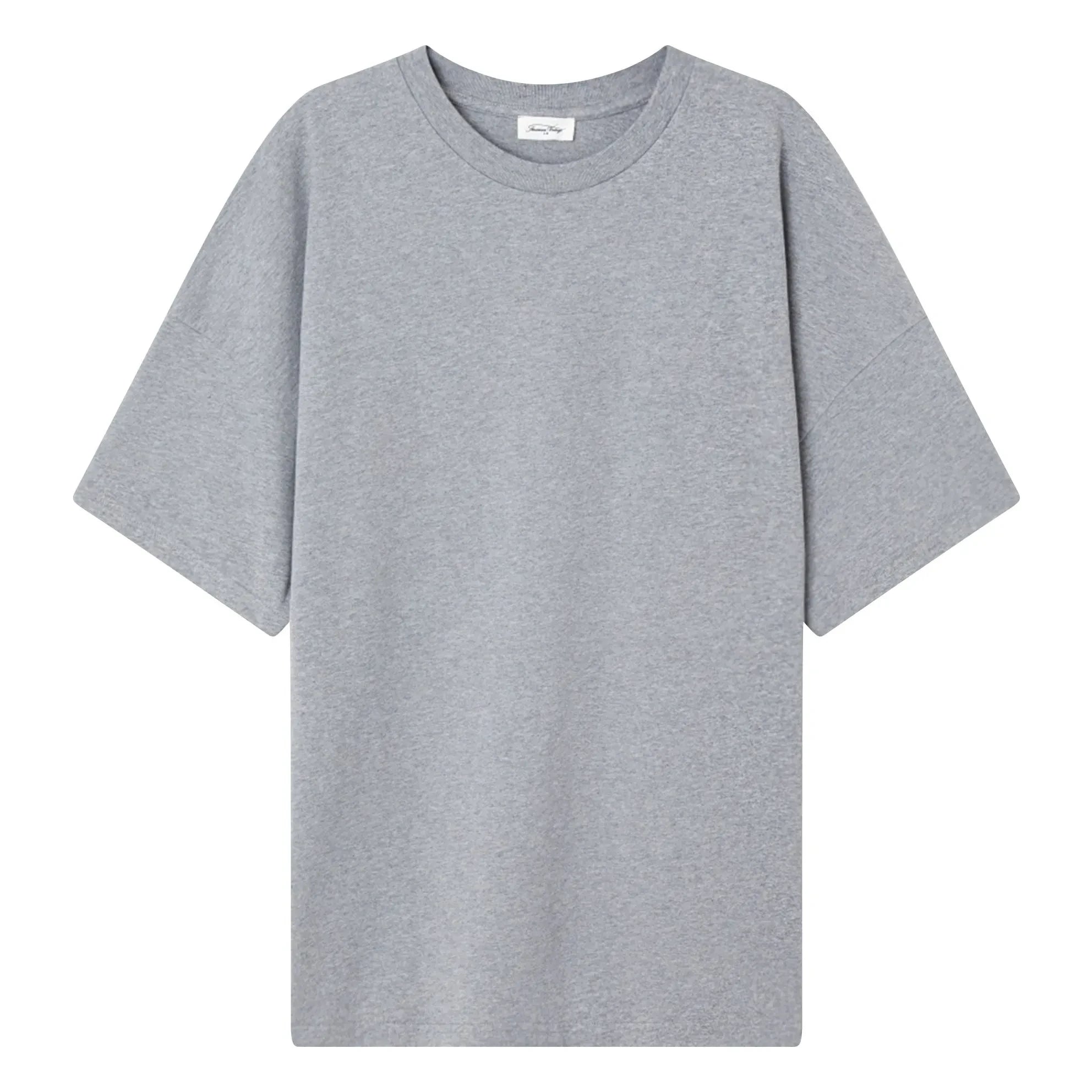 American Vintage - Fizvalley Tişört | Koyu gri melanj